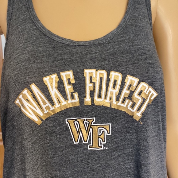 Wake Forest University gray hi-lo tank (Officail licensed Collegiate Product) - Picture 2 of 11